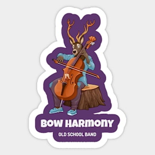 Bow Harmony Cello Sticker